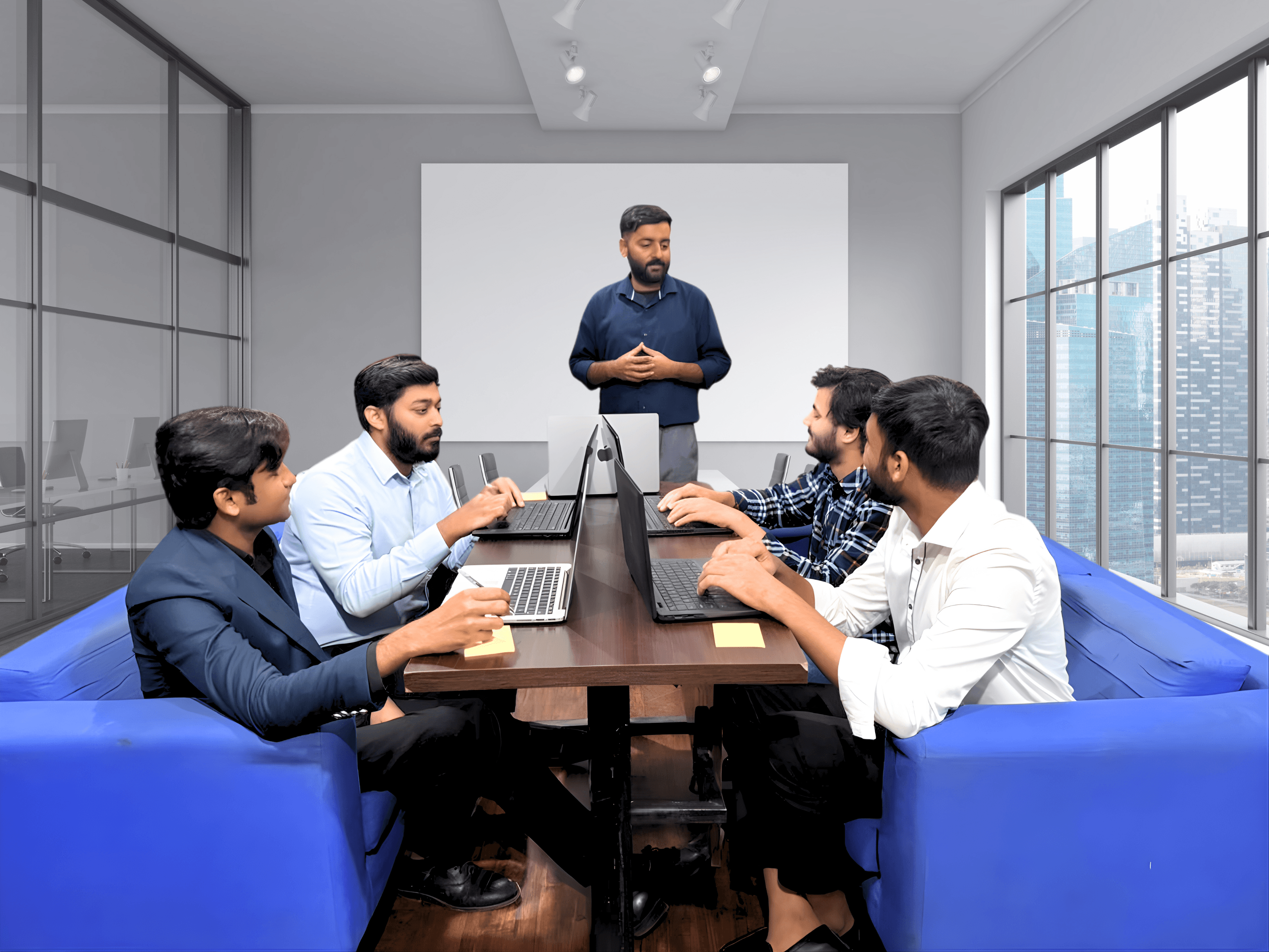 Team working together